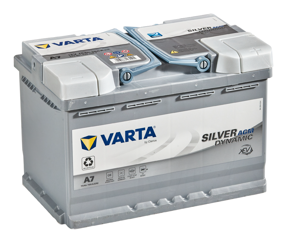 Аккумулятор 70 А/ч Silver Dynami [-...+] обратная полярность (0) E39 VARTA 570901076