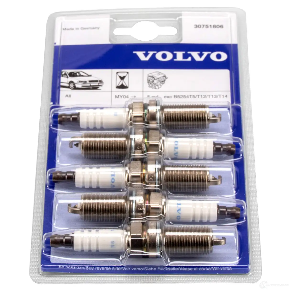 Свечи зажигания, комплект VOLVO 30751806