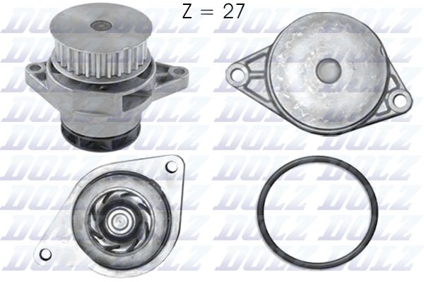 Водяной насос, охлаждение двигателя DOLZ A200
