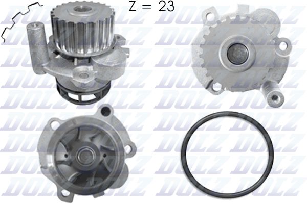 Водяной насос, охлаждение двигателя DOLZ A212