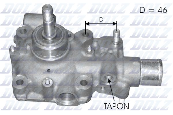Водяной насос, охлаждение двигателя DOLZ B121