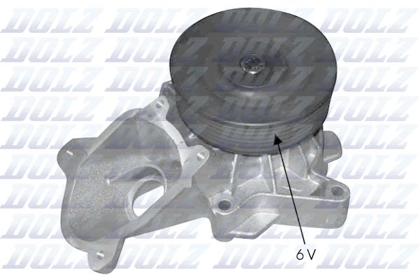 Водяной насос, охлаждение двигателя DOLZ B224