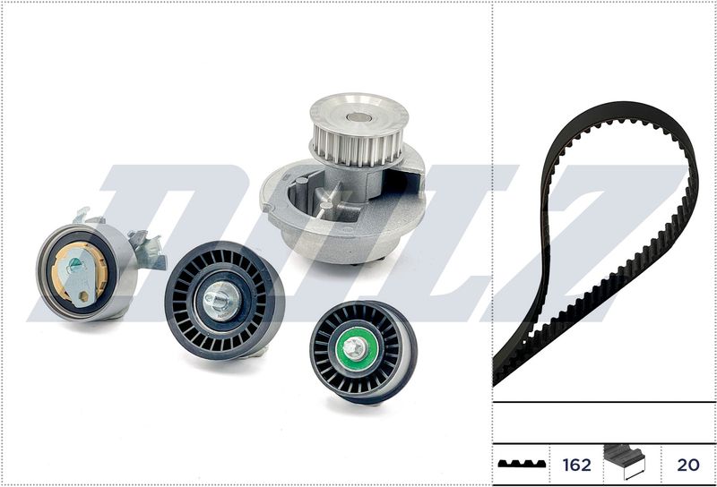 Водяной насос + комплект зубчатого ремня DOLZ KD157