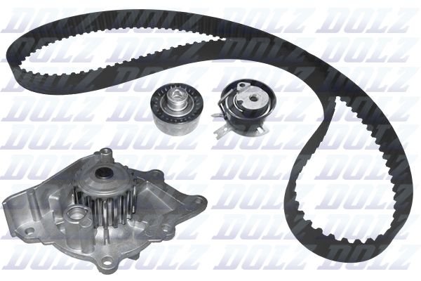 Водяной насос + комплект зубчатого ремня DOLZ KD163