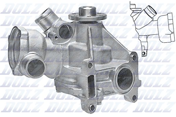 Водяной насос, охлаждение двигателя DOLZ M174
