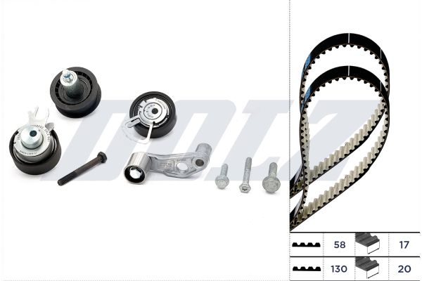 Комплект ремня ГРМ DOLZ SKD035
