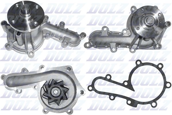 Водяной насос, охлаждение двигателя DOLZ T254