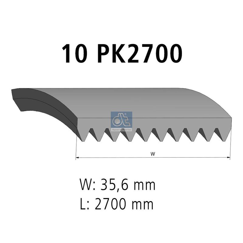 Поликлиновой ремень DT 121896