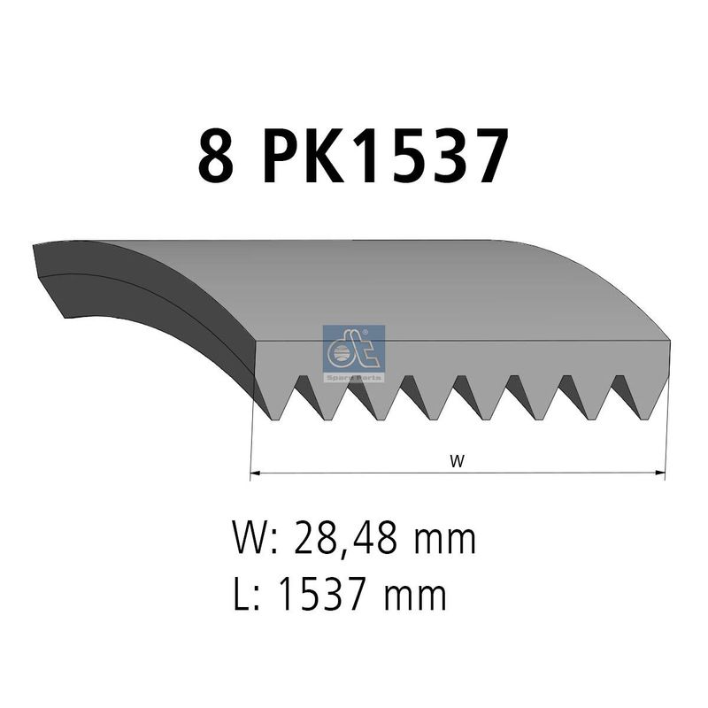 Поликлиновой ремень DT 215381