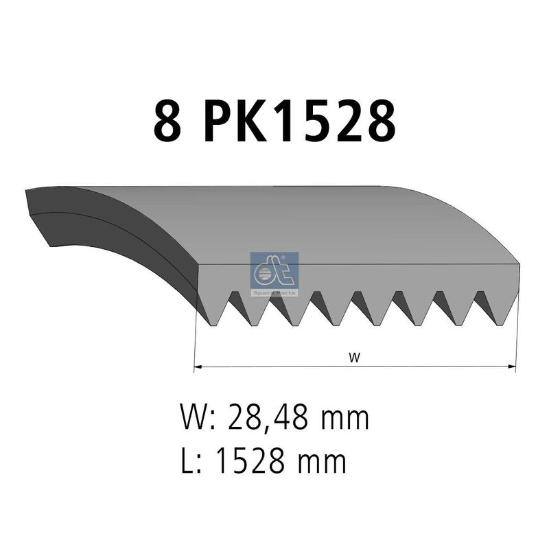 Поликлиновой ремень DT 480773