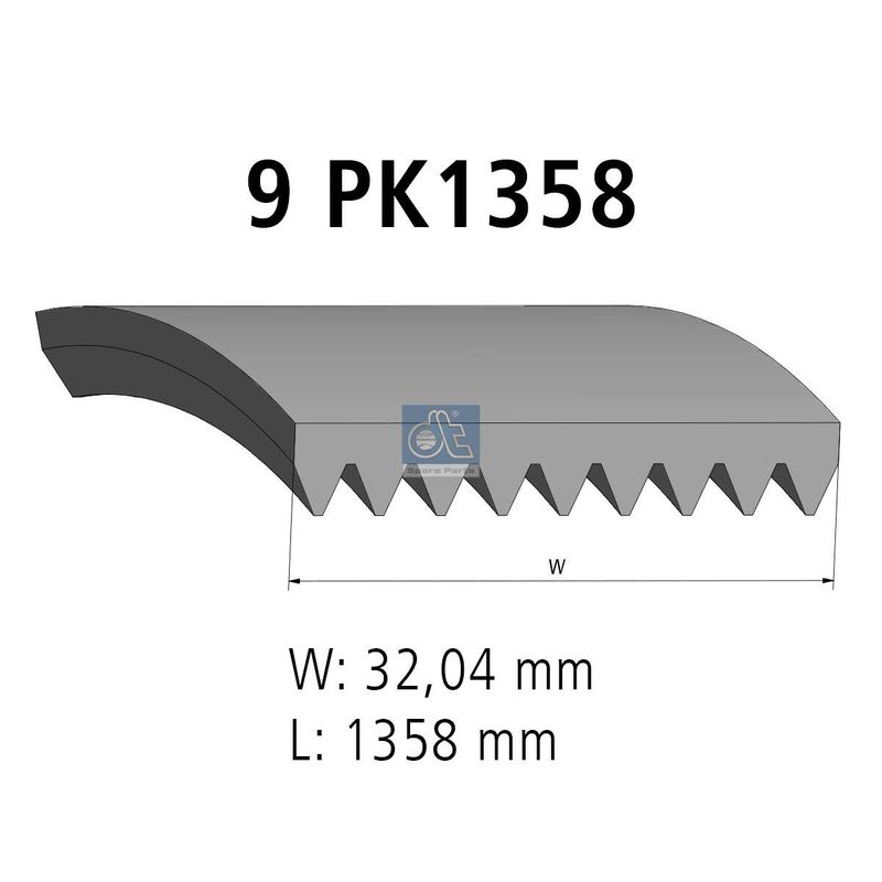 Поликлиновой ремень DT 541590