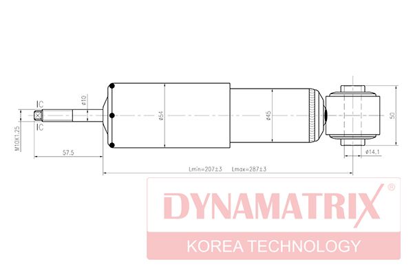 Амортизатор DYNAMATRIX DSA344261