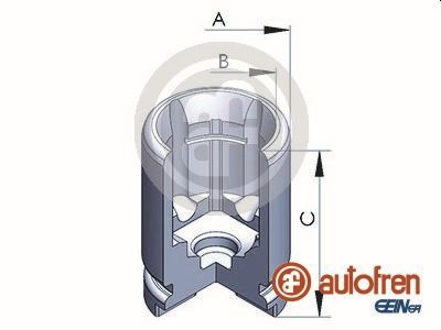 Поршень, корпус скобы тормоза AUTOFREN SEINSA D025233
