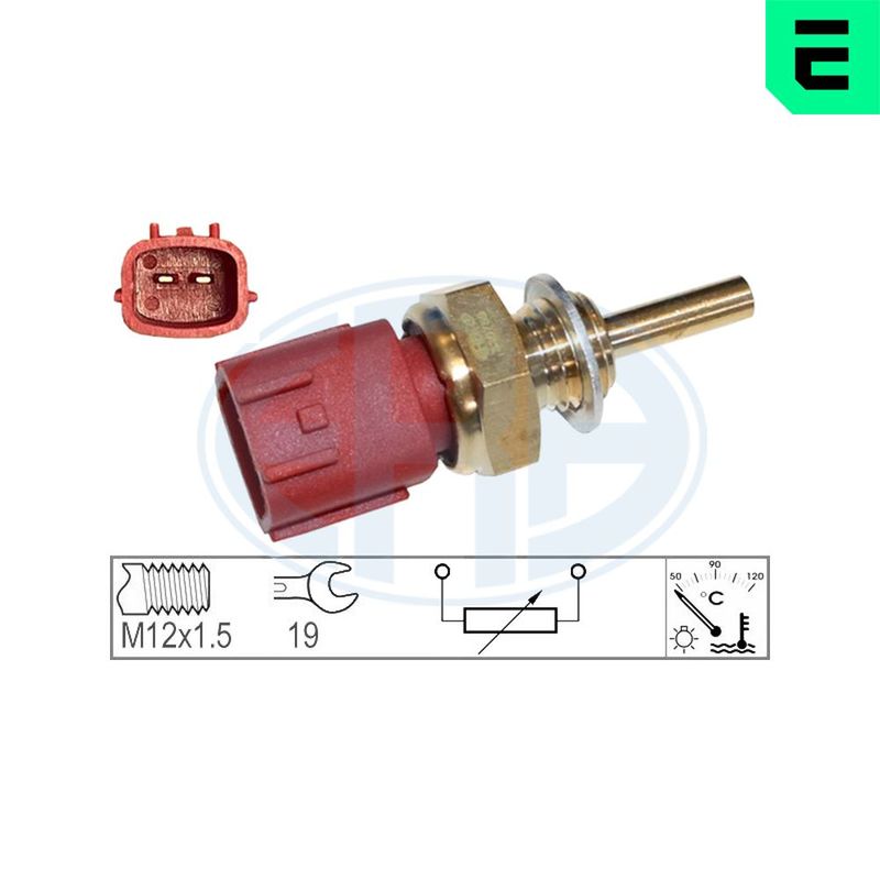 Датчик, температура охлаждающей жидкости ERA 330759