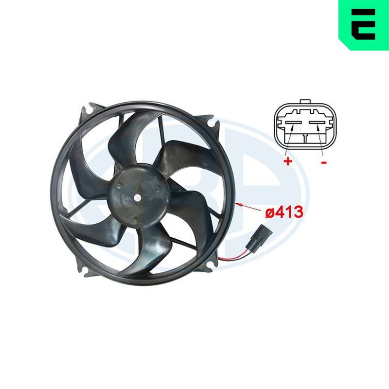 Вентилятор, охлаждение двигателя ERA 352006