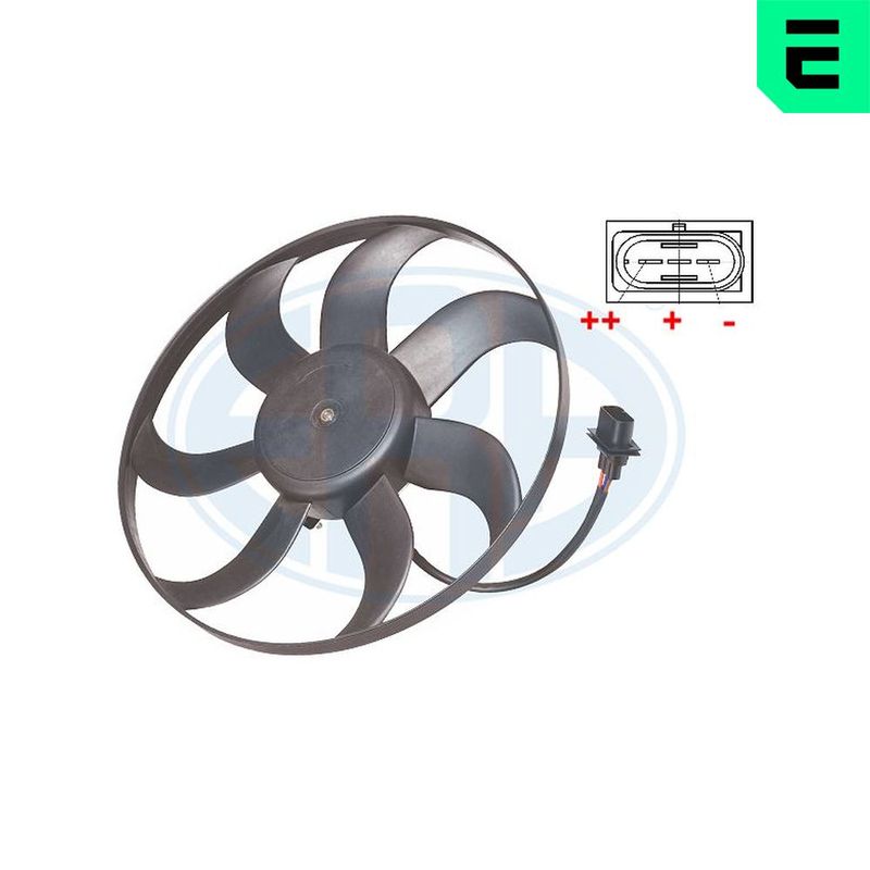 Вентилятор, охлаждение двигателя ERA 352040