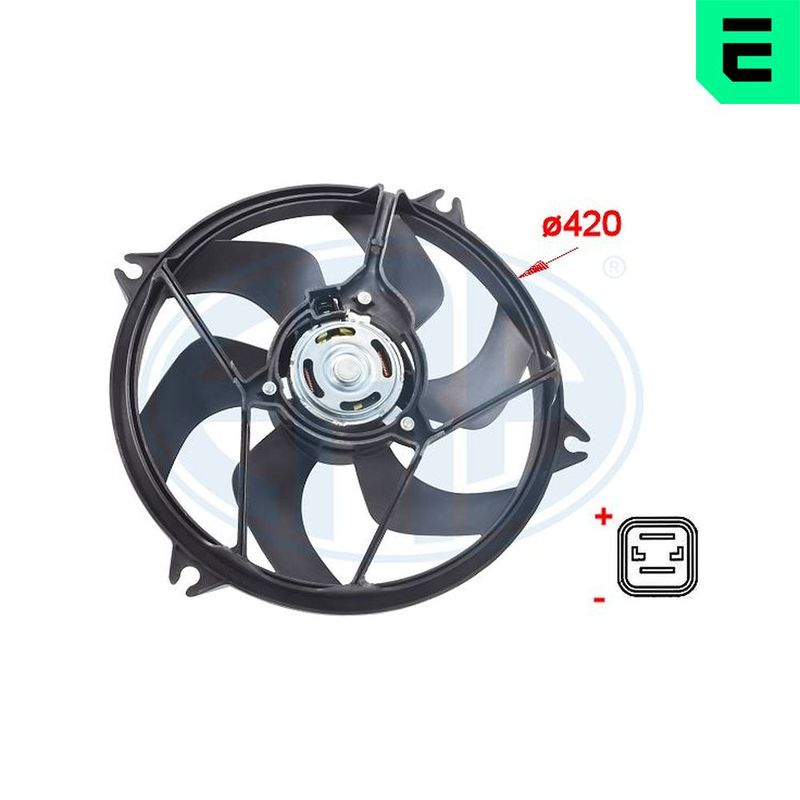 Вентилятор, охлаждение двигателя ERA 352042
