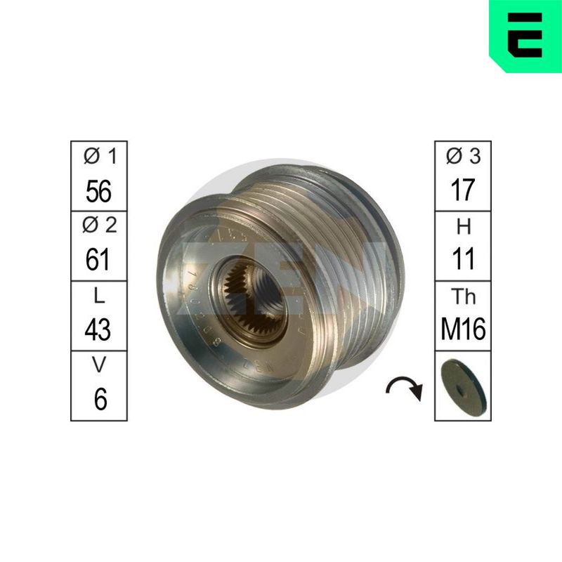 Механизм свободного хода генератора ERA ZN5378