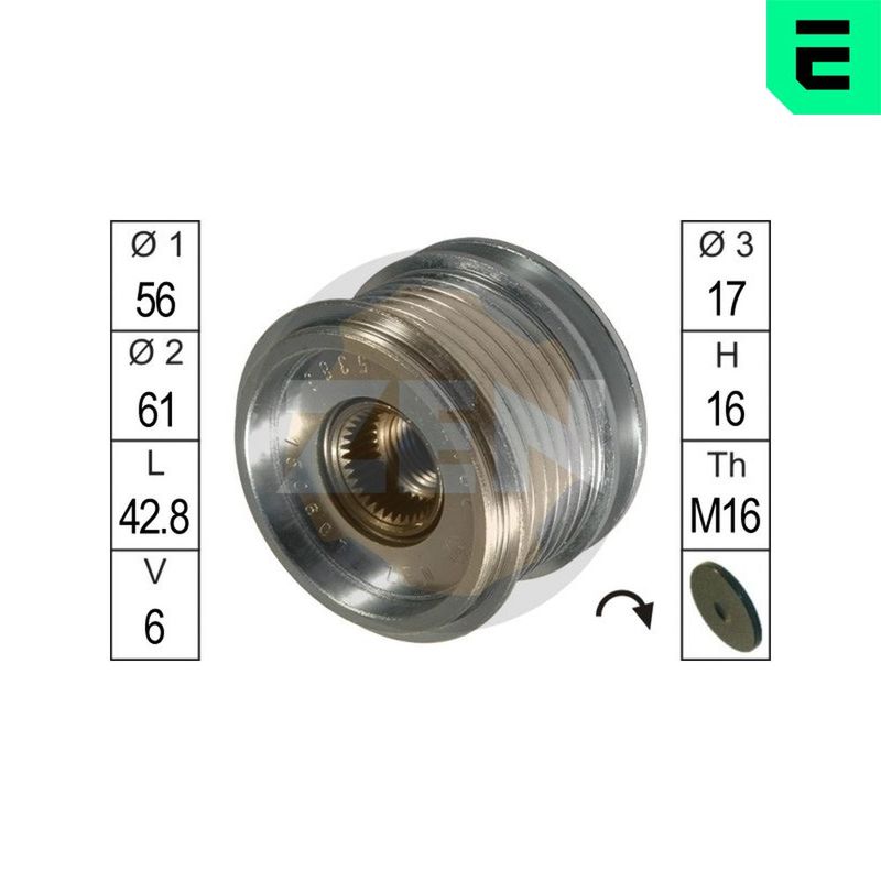 Механизм свободного хода генератора ERA ZN5383