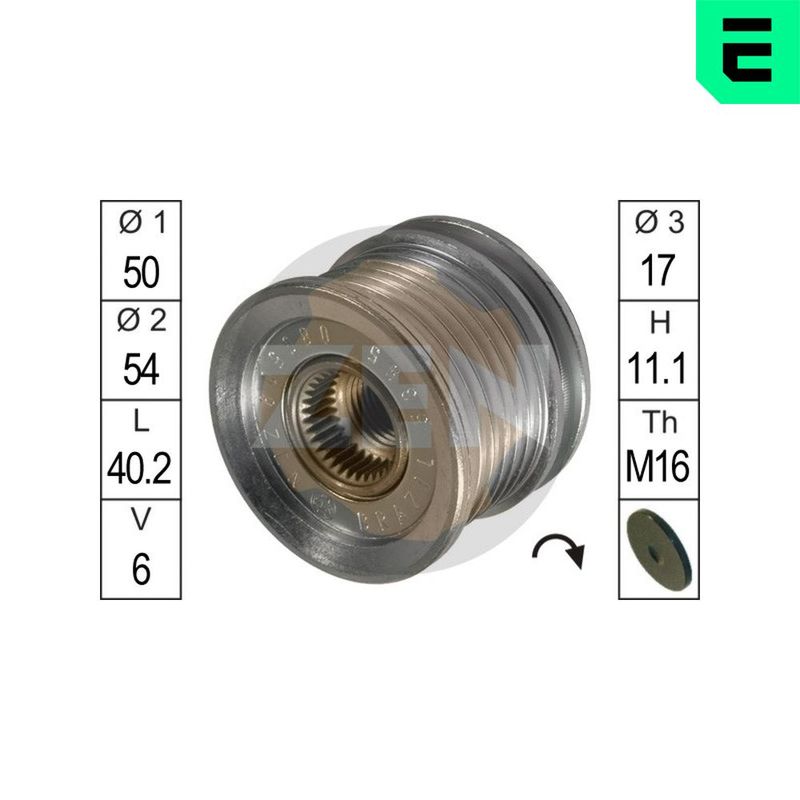 Механизм свободного хода генератора ERA ZN5395