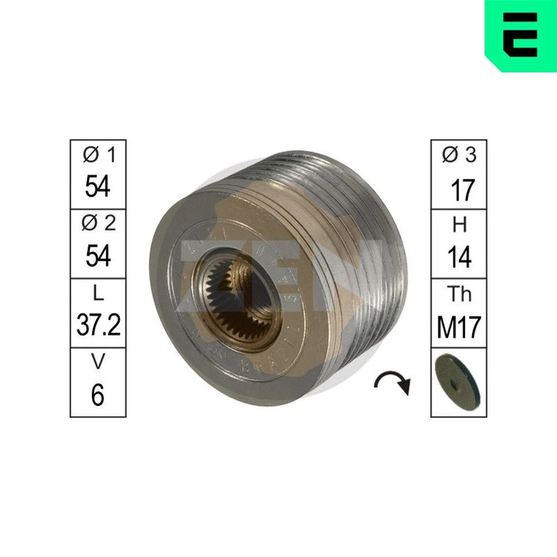 Механизм свободного хода генератора ERA ZN5440