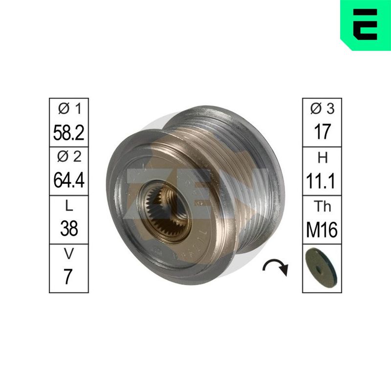 Механизм свободного хода генератора ERA ZN5452