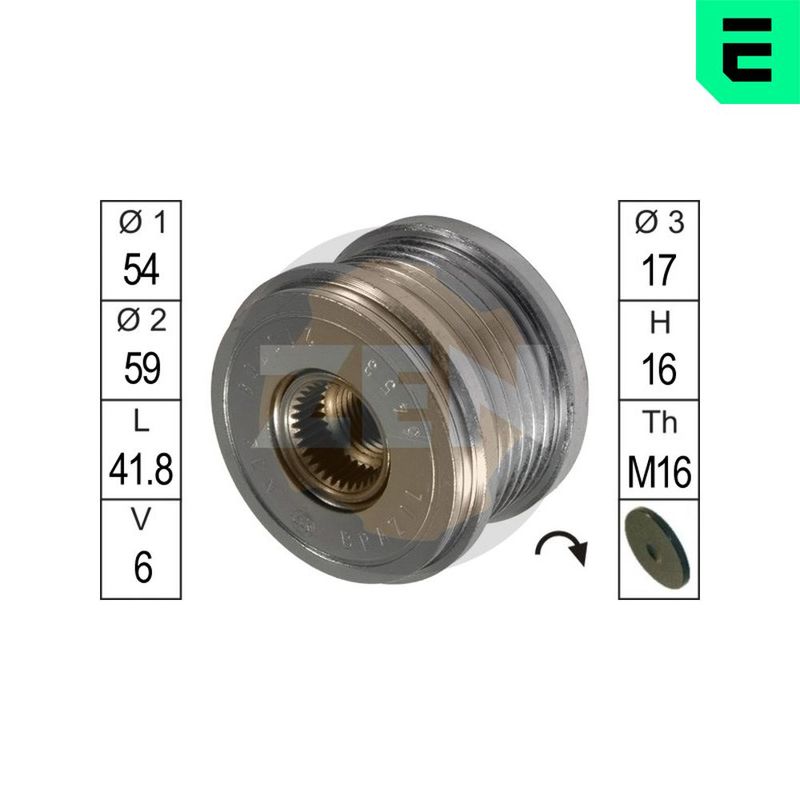 Механизм свободного хода генератора ERA ZN5453