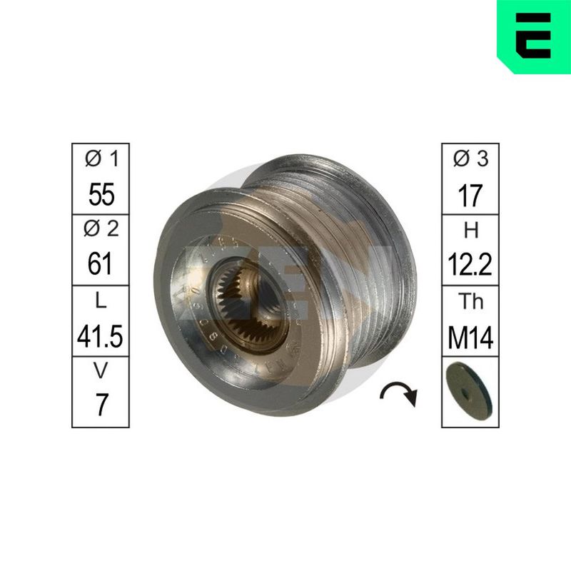 Механизм свободного хода генератора ERA ZN5502