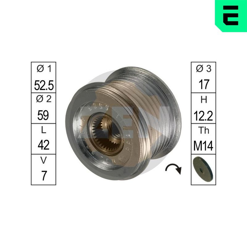 Механизм свободного хода генератора ERA ZN5503