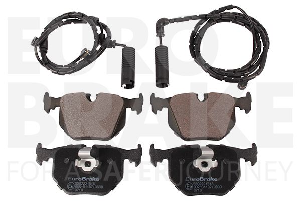 Комплект тормозных колодок, дисковый тормоз EUROBRAKE 5502221518