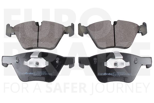 Комплект тормозных колодок, дисковый тормоз EUROBRAKE 5502221527