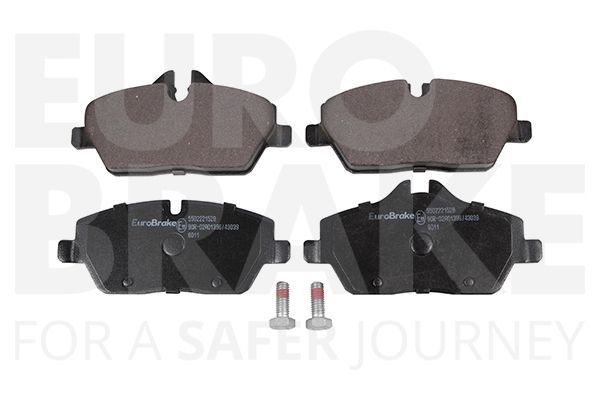 Комплект тормозных колодок, дисковый тормоз EUROBRAKE 5502221529