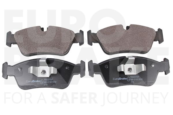 Комплект тормозных колодок, дисковый тормоз EUROBRAKE 5502221531