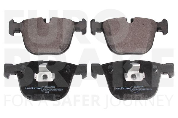 Комплект тормозных колодок, дисковый тормоз EUROBRAKE 5502221536