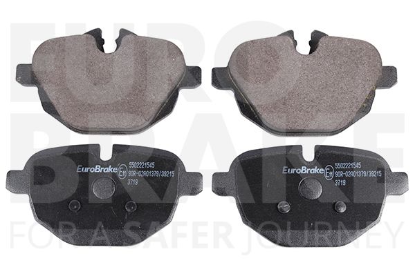 Комплект тормозных колодок, дисковый тормоз EUROBRAKE 5502221545