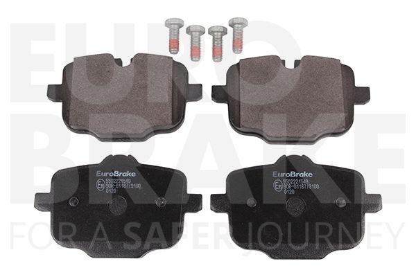 Комплект тормозных колодок, дисковый тормоз EUROBRAKE 5502221549