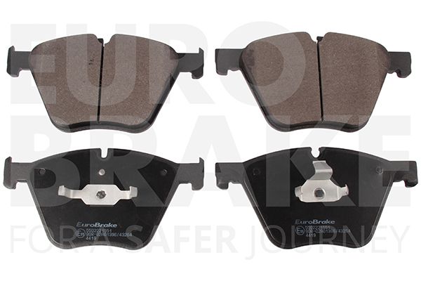 Комплект тормозных колодок, дисковый тормоз EUROBRAKE 5502221551