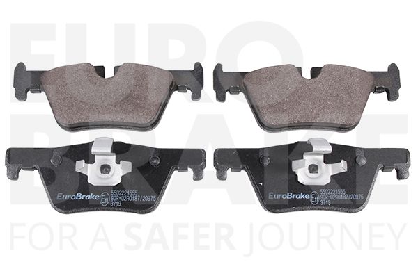 Комплект тормозных колодок, дисковый тормоз EUROBRAKE 5502221555