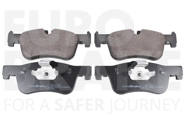 Комплект тормозных колодок, дисковый тормоз EUROBRAKE 5502221557