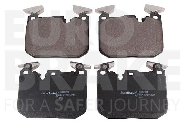 Комплект тормозных колодок, дисковый тормоз EUROBRAKE 5502221564