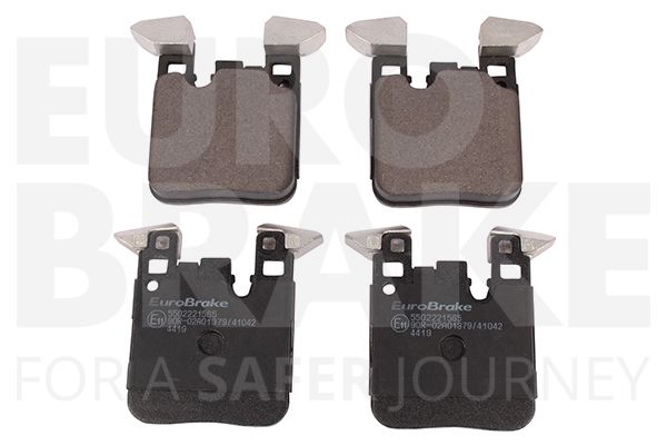 Комплект тормозных колодок, дисковый тормоз EUROBRAKE 5502221565