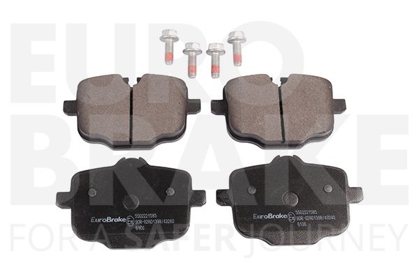 Комплект тормозных колодок, дисковый тормоз EUROBRAKE 5502221585