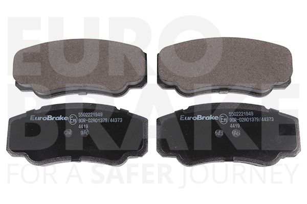 Комплект тормозных колодок, дисковый тормоз EUROBRAKE 5502221949