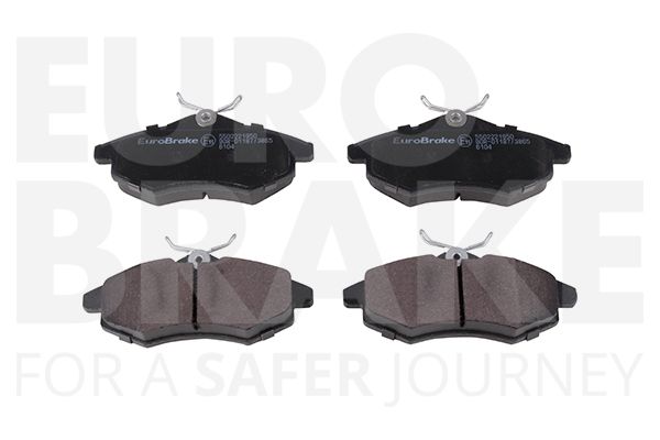 Комплект тормозных колодок, дисковый тормоз EUROBRAKE 5502221950