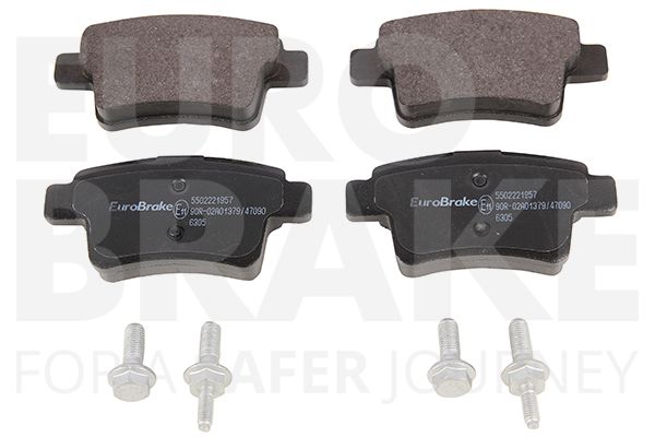 Комплект тормозных колодок, дисковый тормоз EUROBRAKE 5502221957