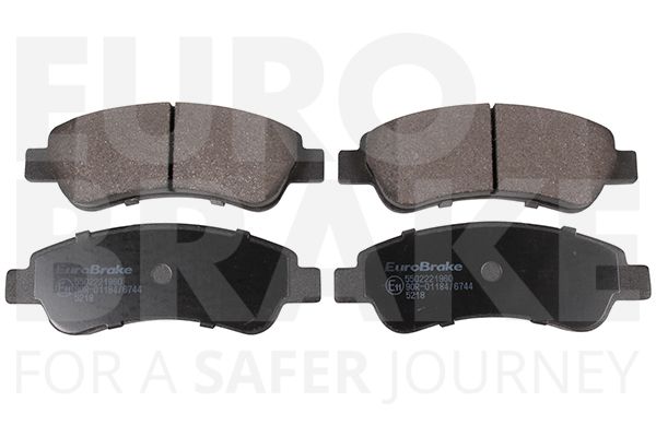 Комплект тормозных колодок, дисковый тормоз EUROBRAKE 5502221960
