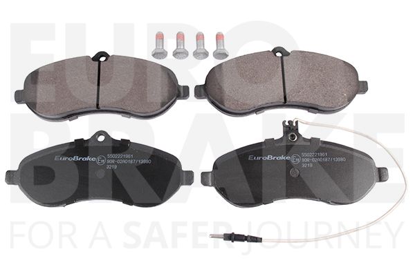 Комплект тормозных колодок, дисковый тормоз EUROBRAKE 5502221961