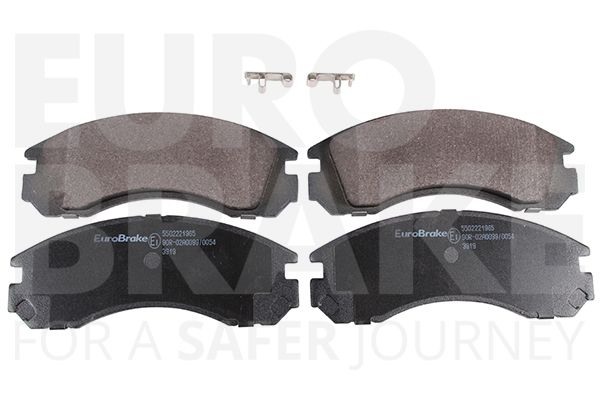 Комплект тормозных колодок, дисковый тормоз EUROBRAKE 5502221965