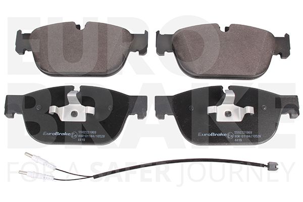 Комплект тормозных колодок, дисковый тормоз EUROBRAKE 5502221969