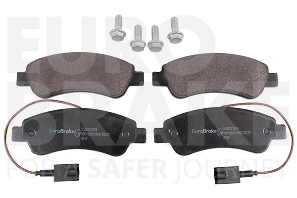 Комплект тормозных колодок, дисковый тормоз EUROBRAKE 5502221978